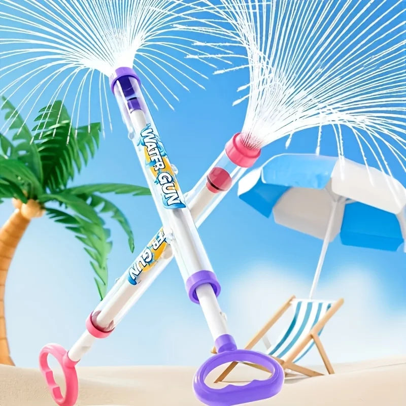 1/3/6pcs Spray Water Pull-Back Water Gun Outdoor Splash Games for