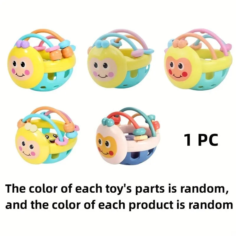 10cm Baby Toy Catch Ball Bendy Baby Walker Rattles Develop