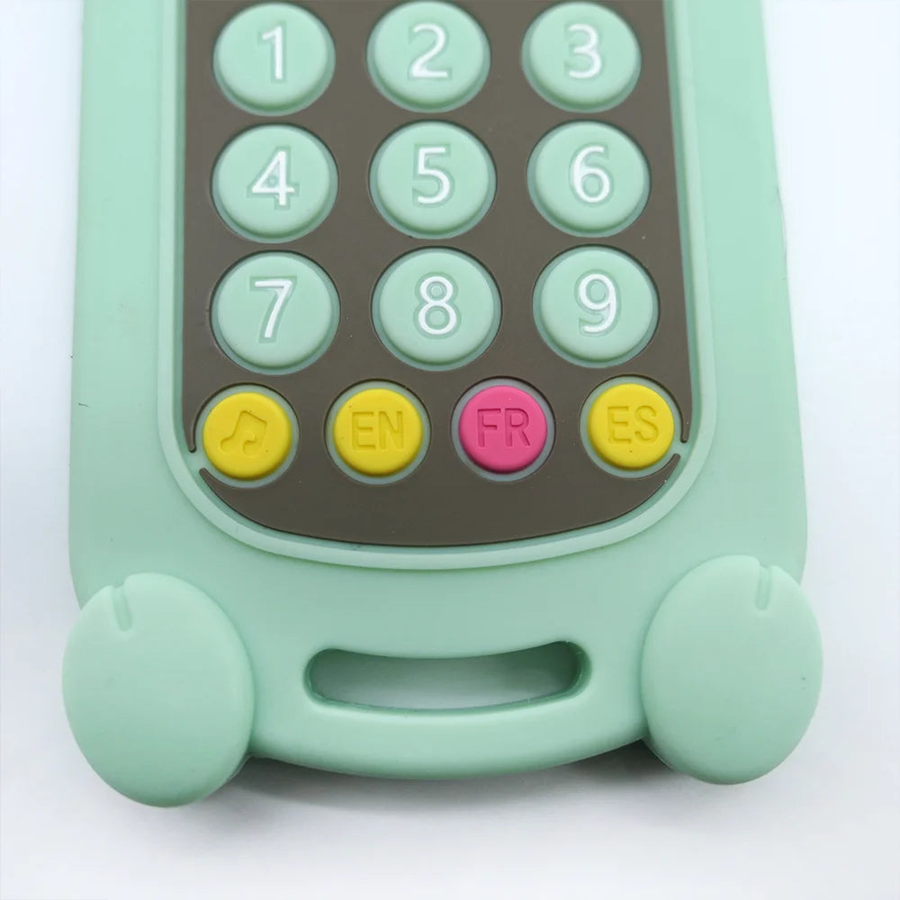 Baby Teether Toy Realistic Cartoon Remote Control for Soothing Gum