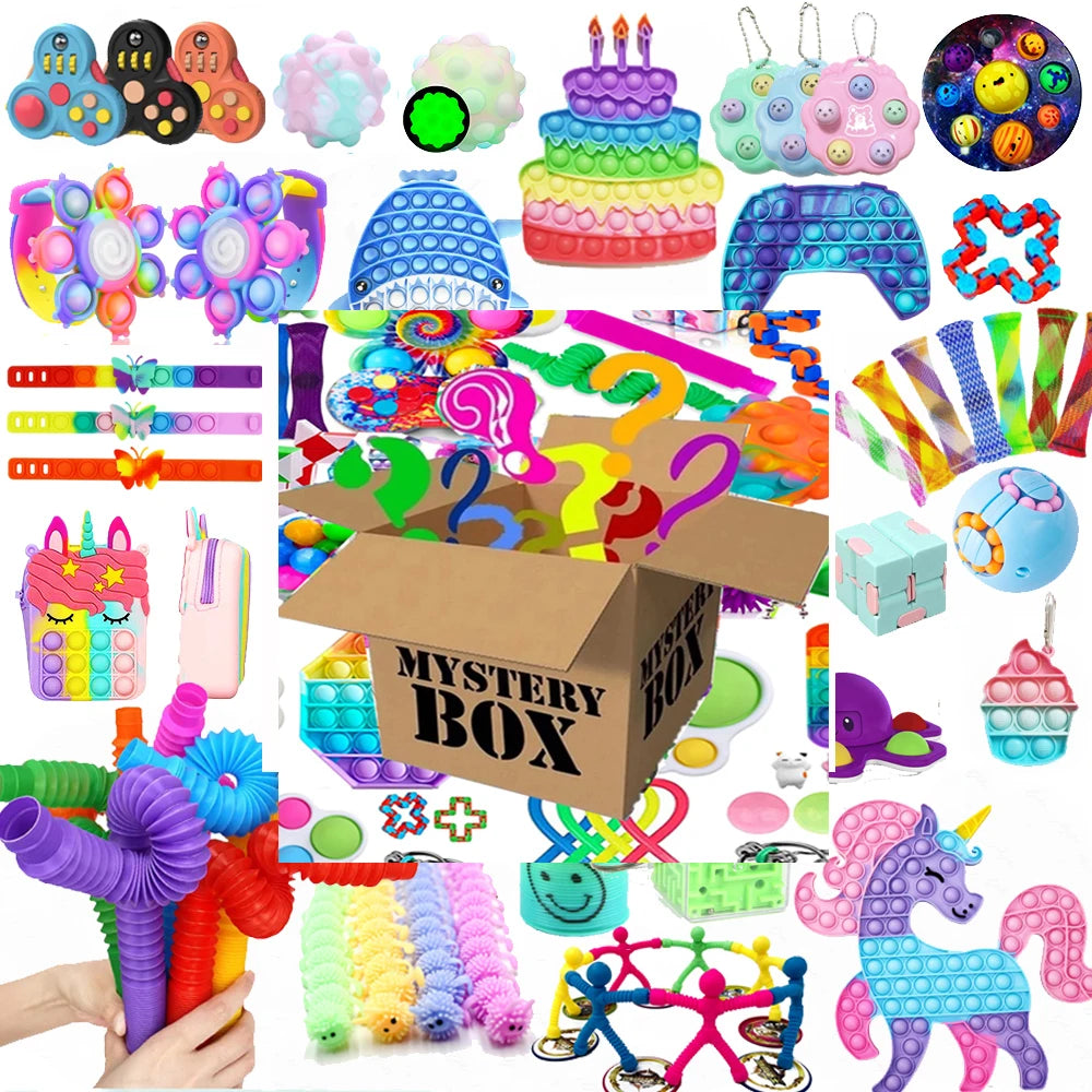 Random Mystery Fidget Toy Bag Pack Cheap Sensory Toy Stress Reliver