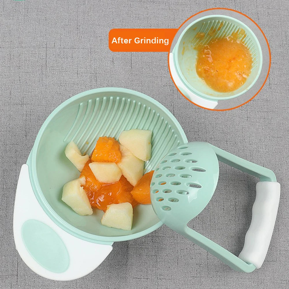 Baby supplementary food grinding bowl Baby manual grinder children's