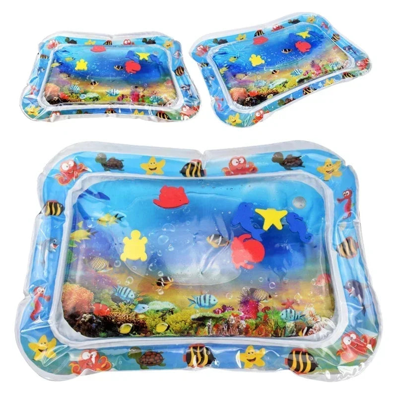 Baby Water Play Mat – Inflatable Tummy Time Activity Toy