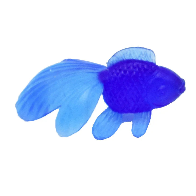 Children's 10Pcs/Set Kawaii Simulation Rubber Goldfish Baby Bath