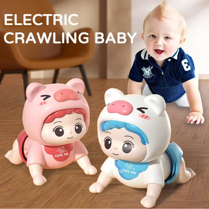 Baby Toy learn to crawl guide head up practice training puzzle early