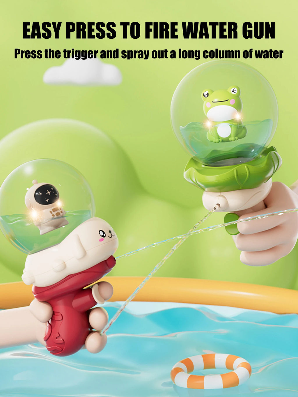 Baby Bath Toy Bathing Elephant Shower Swimming Water Spraying Clouds