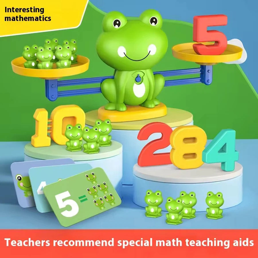 Mathematical Intelligence Math Toy Funny Frog Scale Children's Early
