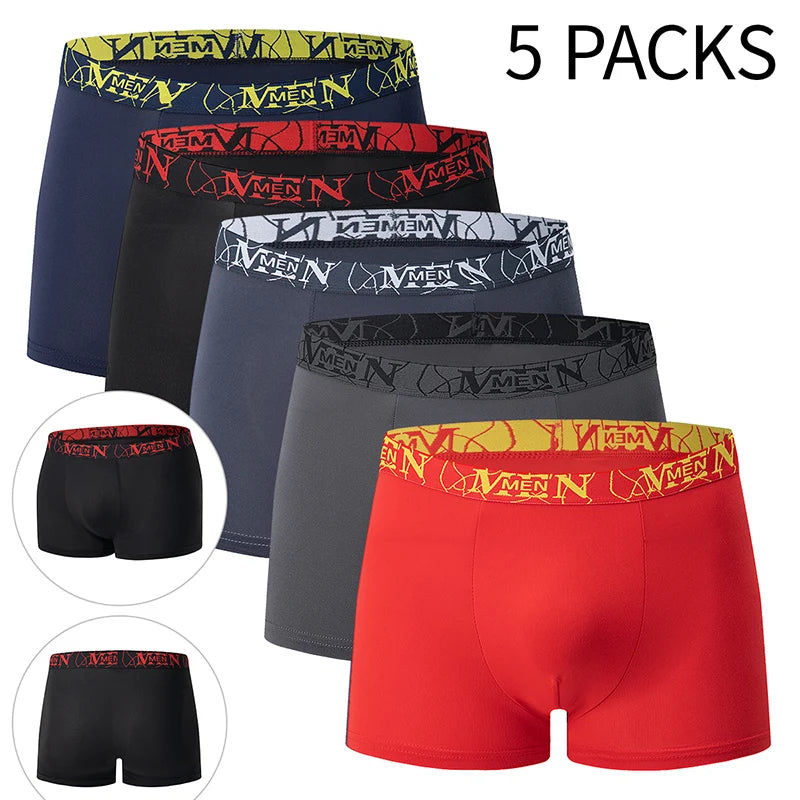 Men's Printed Boxer Briefs - 4 or 5 Pack