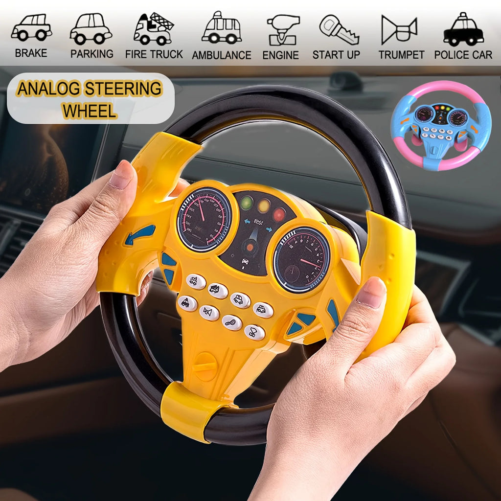 1PC Car Steering Toy Steering Wheel Toy Creative Children's Education