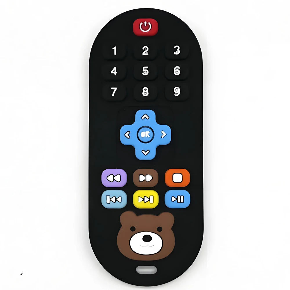 1/4pcs Children's teething remote control silicone material baby