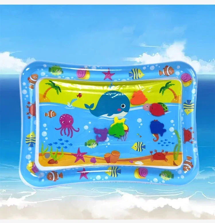 Baby Water Play Mat – Inflatable Tummy Time Activity Toy