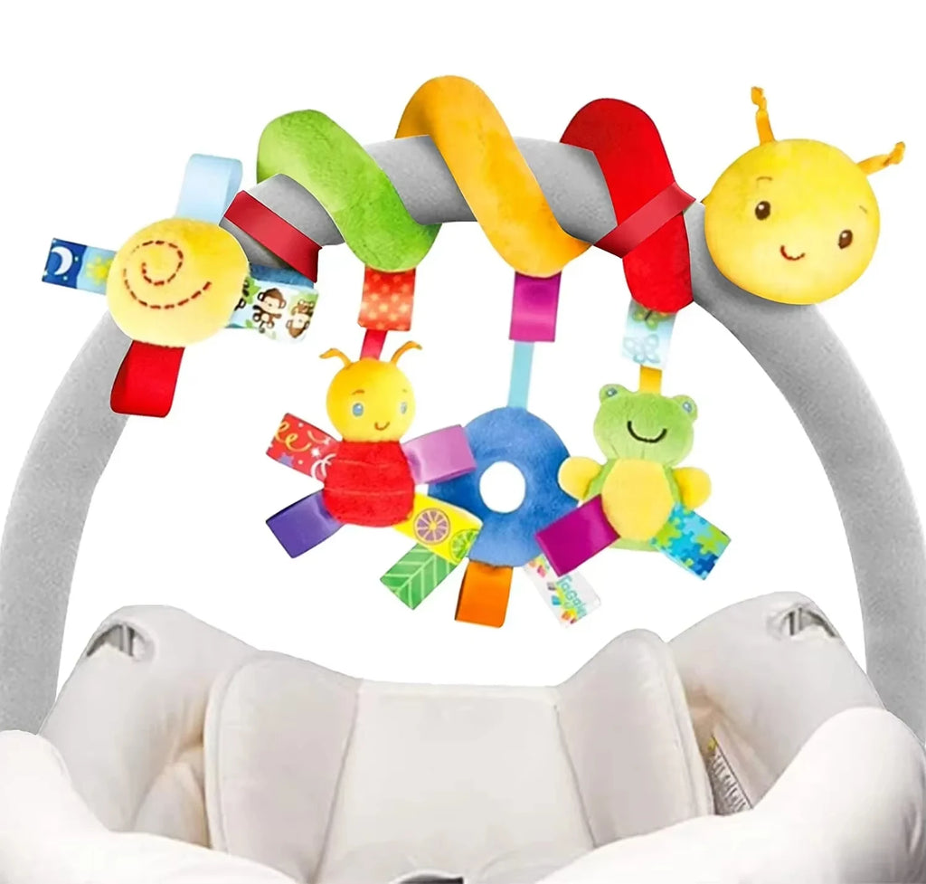 Baby Crib Hanging Rattles Toy Car Seat Toy Soft Mobiles Stroller Crib