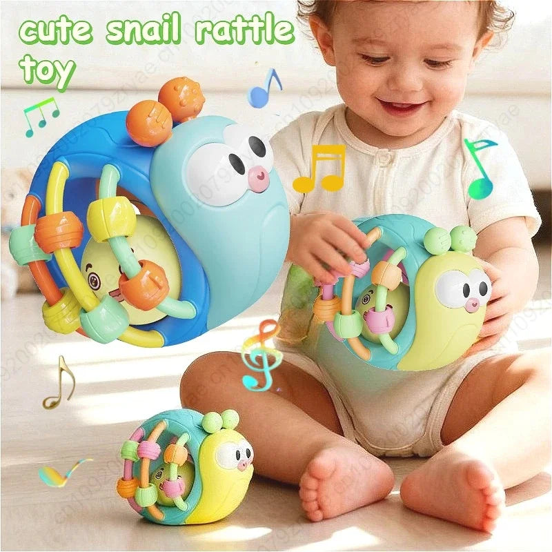 Baby Balls Rattle Comforter Toy Soft Hand Grasp Ball Educational