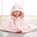 Cartoon Animal Baby Bath Towels Soft Newborn Hooded Towel Blanket