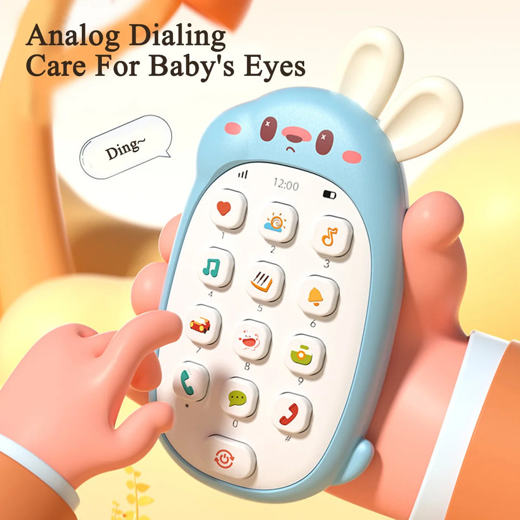Children's mobile phone Toy can gnaw on babies' intelligence early