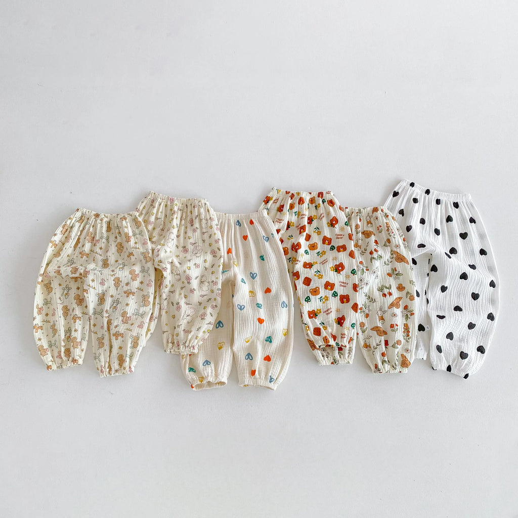 Baby Boys And Girls Summer Clothing Children's Anti Mosquito Pants