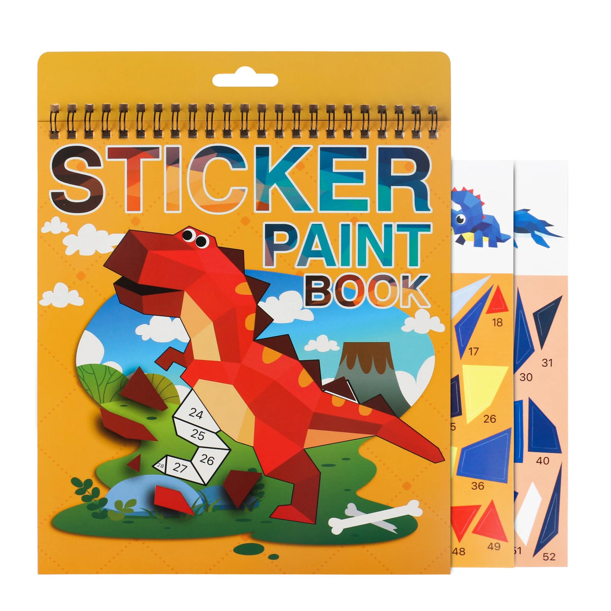 1PCS Sticker Book Crafts Ages 4-8, Sticker by Number for brain