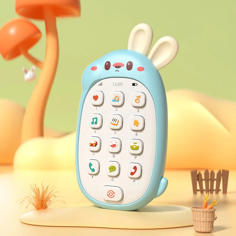 Children's mobile phone Toy can gnaw on babies' intelligence early
