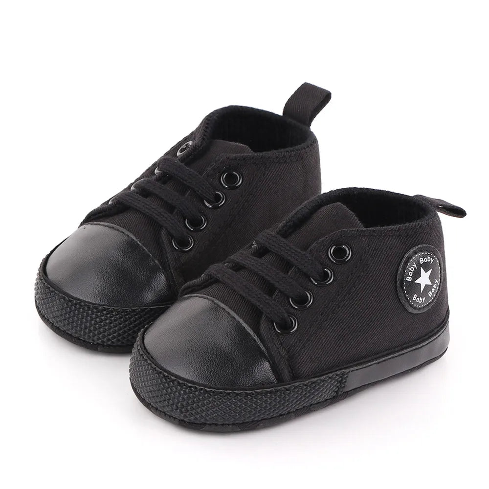 Baby Shoes Boys Girls Classic Canvas Casual Sneakers Spring Newborn