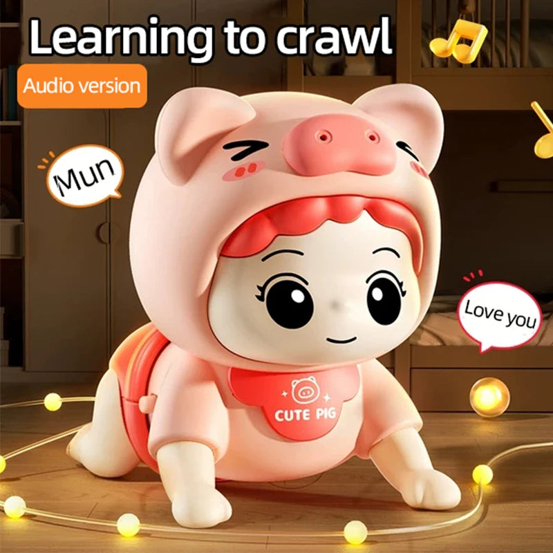 Baby Toy learn to crawl guide head up practice training puzzle early