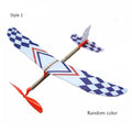 Children Novelty Plastic Educational Toy DIY Foam Aircraft Elastic