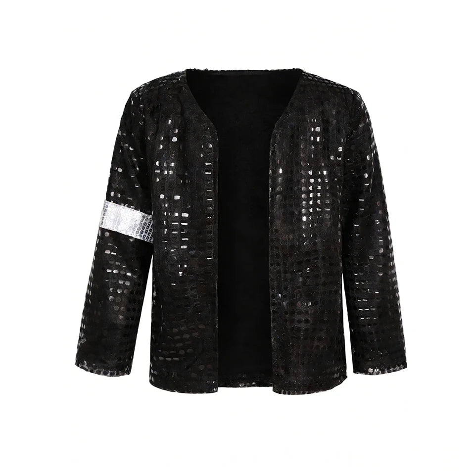 Michael Jackson Kids Clothes Halloween Cosplay Birthday Party Dance