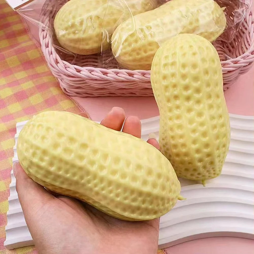 Peanut Simulate Squishy Toy Stress Relief Tool Soft Texture Squishies