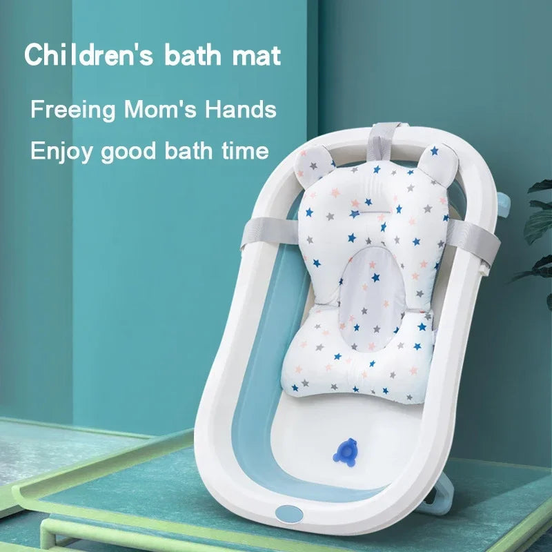 Baby Bath Seat Floating Water Pad Portable Foldable Baby Bathtub Pad