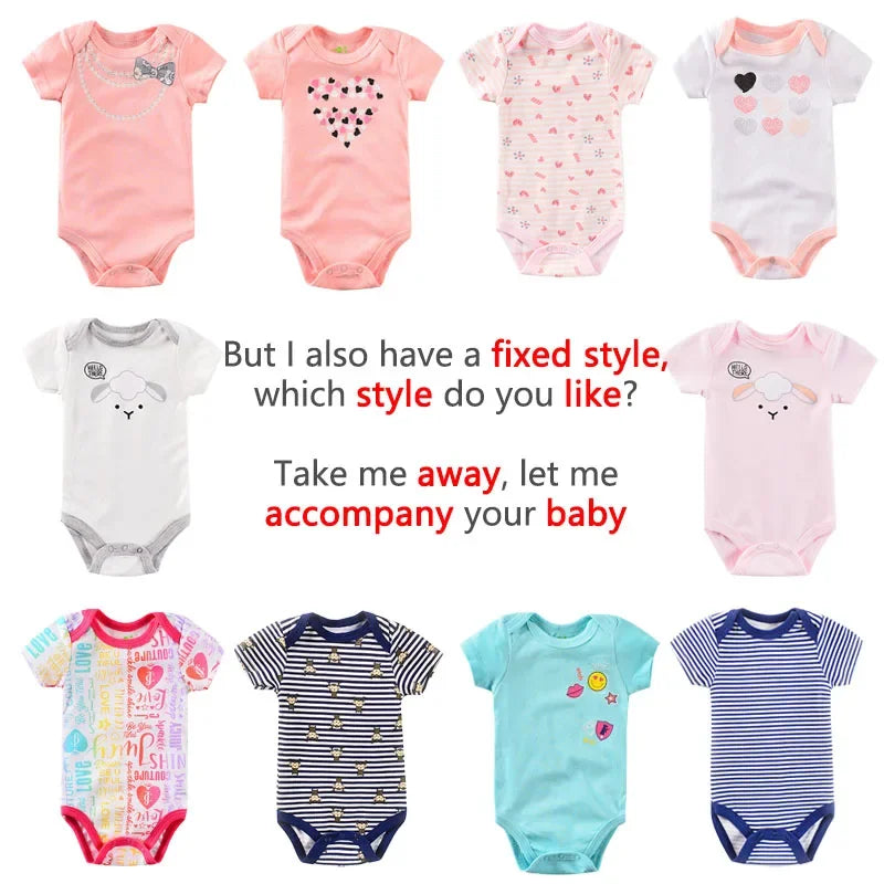 Baby Bodysuit For Newborns Summer Baby Romper Girl/Boy Clothes Newborn