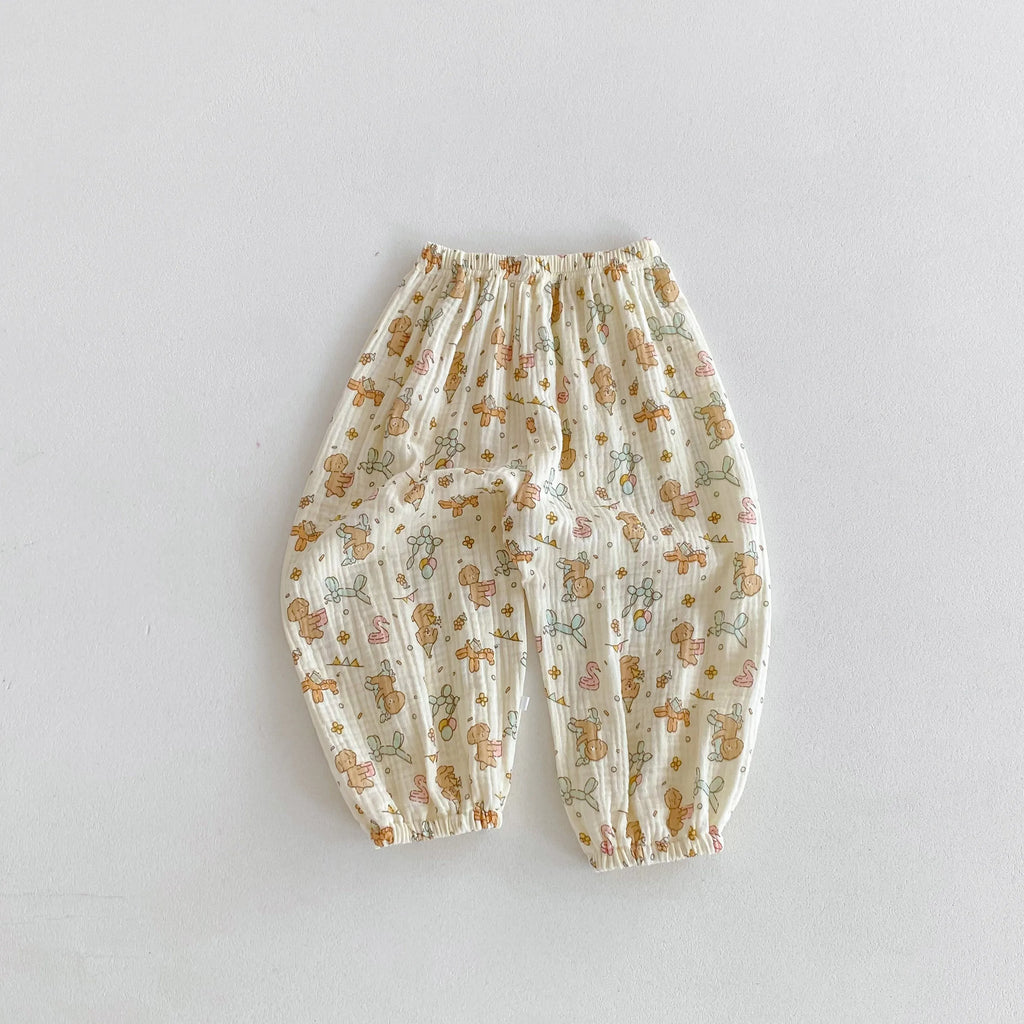 Baby Boys And Girls Summer Clothing Children's Anti Mosquito Pants