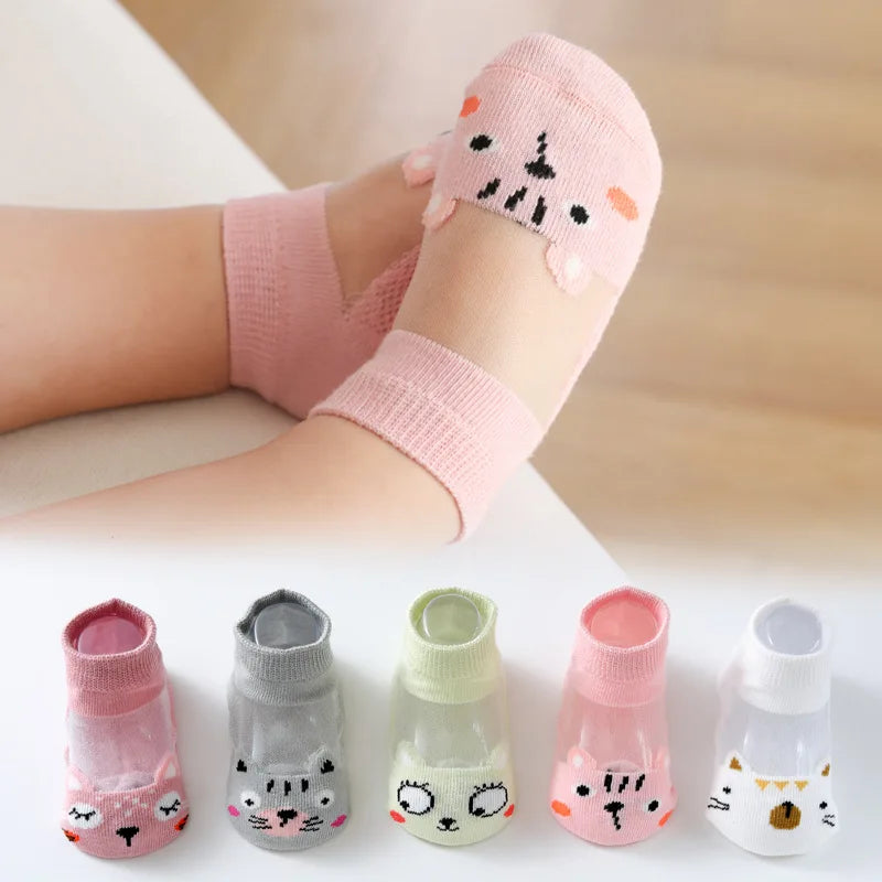 Set Children Socks Summer Fishnet Boy Socks Spring Summer Thin Mesh