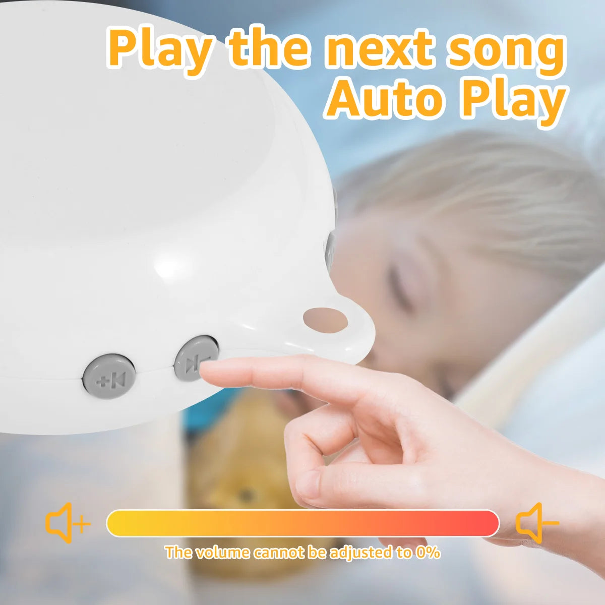 Baby Rotating Music Box ABS Baby Crib Hanging Rattle Bed Bell 3 Modes