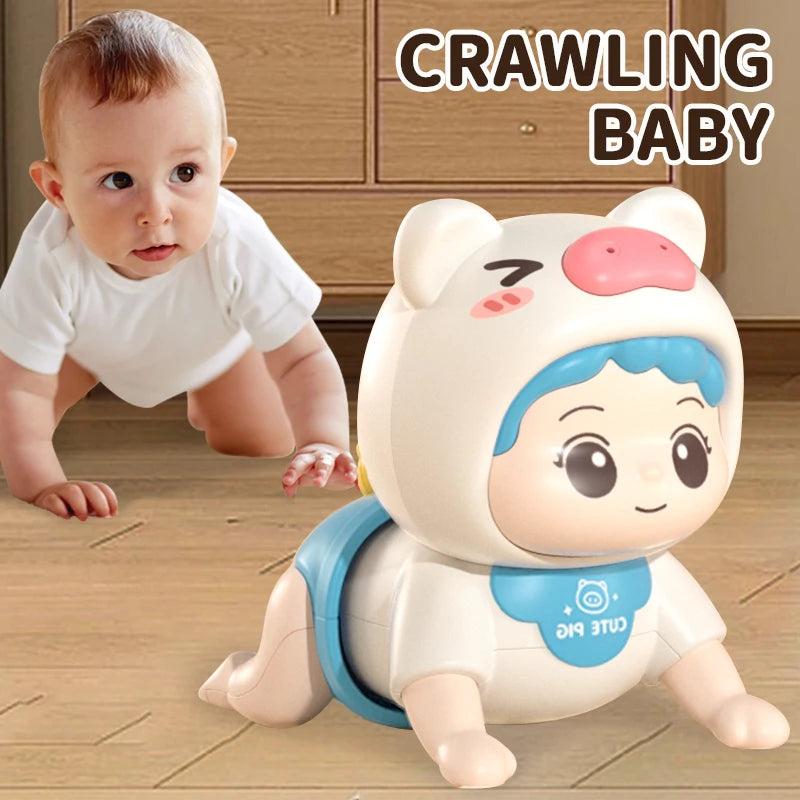 Baby Toy learn to crawl guide head up practice training puzzle early