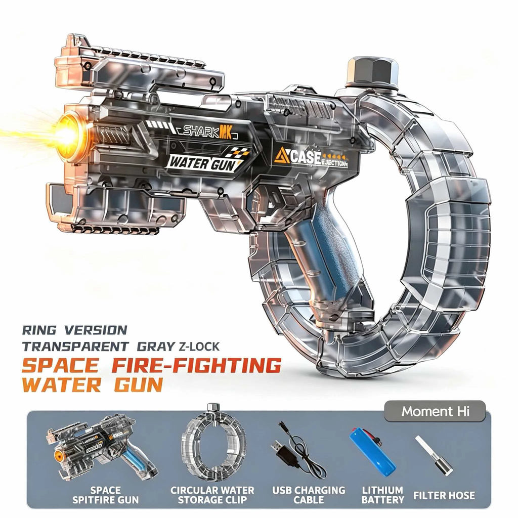 Simulated Firing and Recoil Electric Water Gun Toy Children Automatic