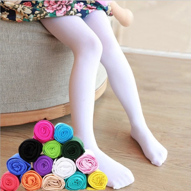 Summer Spring Candy Color Kids Pantyhose Ballet Dance Tights Stocking