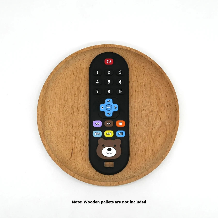 1/4pcs Children's teething remote control silicone material baby