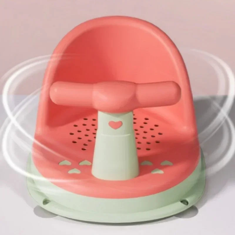 Baby Bath Seat Anti-slip with Suction Cup Shower Seat for Newborns