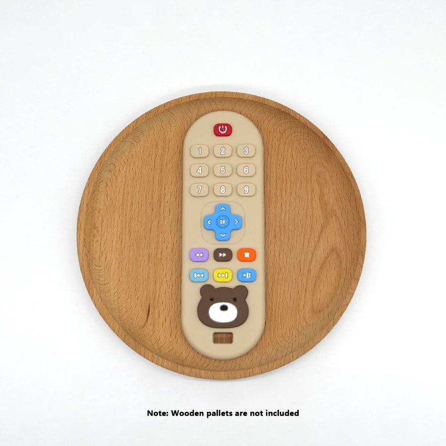 1/4pcs Children's teething remote control silicone material baby