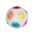 Kids Antistress Cube Magic Fidget Toy Puzzle Rainbow Balls Children