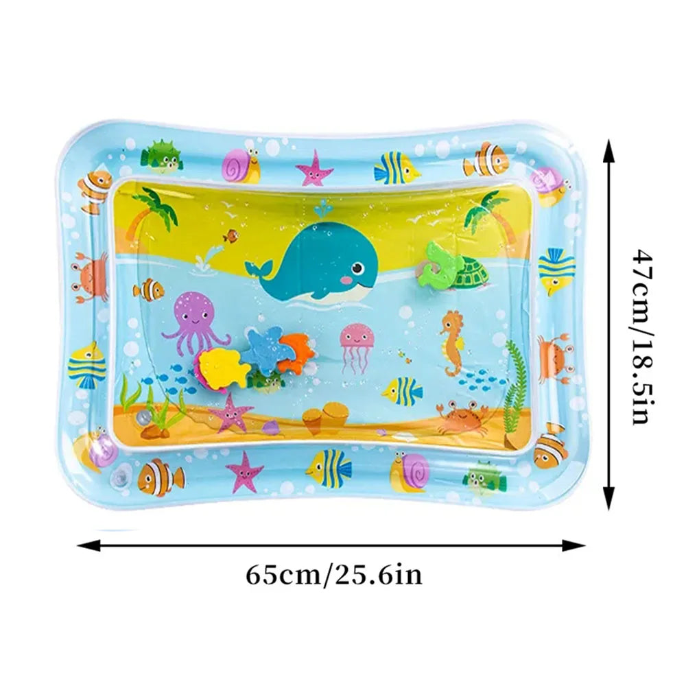 Baby Water Play Mat Inflatable Cushion PVC Infant Tummy Time Toddler