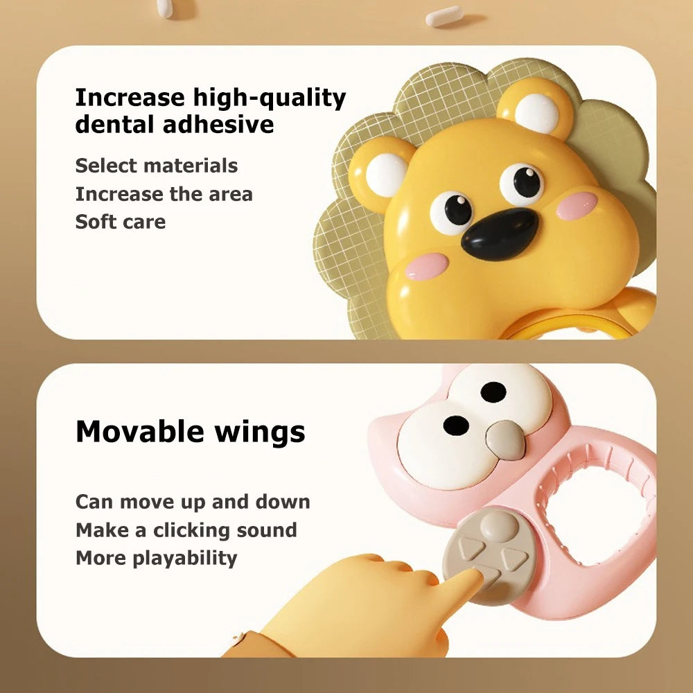 Baby Crib Mobile with Projector and Night Light Remote Control