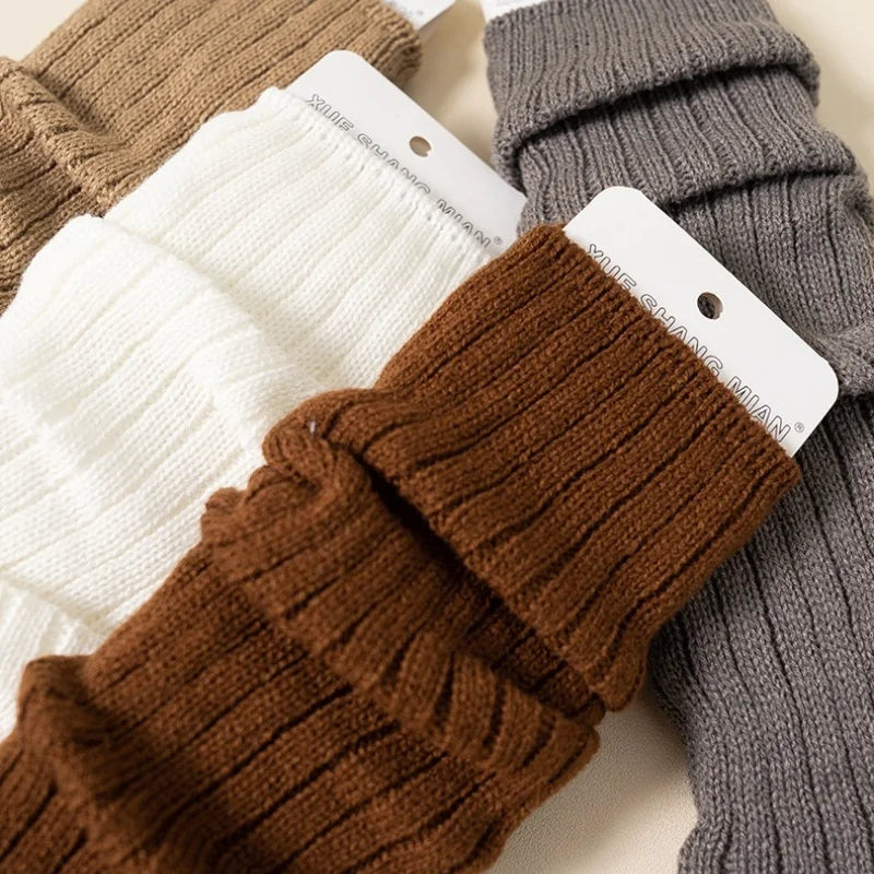 Fashion Children's Leg Warmers Knitted Soft Leg Warm Long Socks Kids